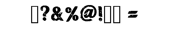 Prime Varsity Regular Font OTHER CHARS