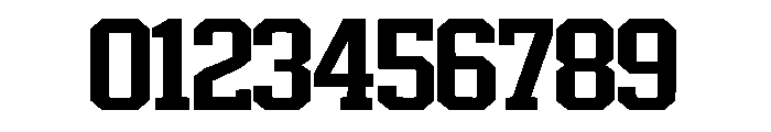 Prime Varsity Font OTHER CHARS