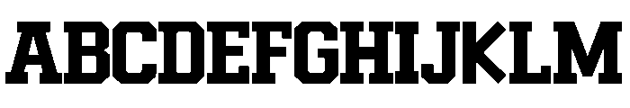 Prime Varsity Font UPPERCASE