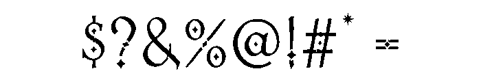 Primordial Font OTHER CHARS