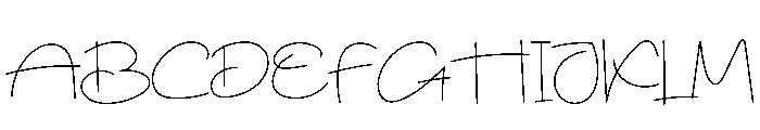 Princes Signature Font UPPERCASE