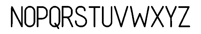 Princyen Font UPPERCASE