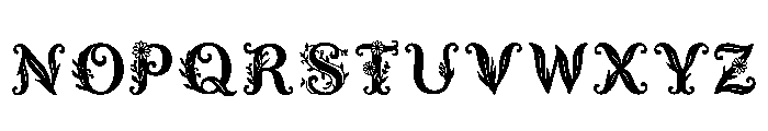 Prini Regular Font UPPERCASE