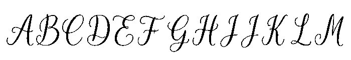 Prismatique Font UPPERCASE