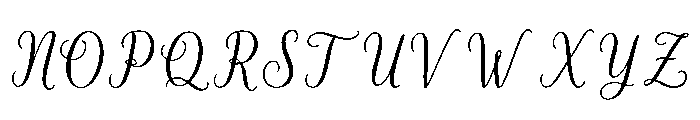 Prismatique Font UPPERCASE