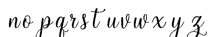 Prismatique Font LOWERCASE