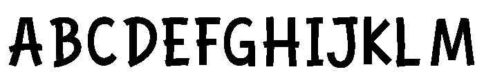 Pristers Regular Font UPPERCASE