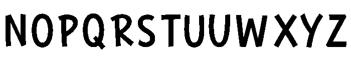 Pristers Regular Font UPPERCASE