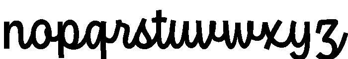 Pristers Regular Font LOWERCASE