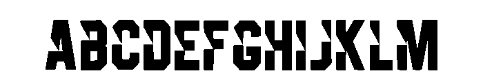 Pro League Regular Font UPPERCASE