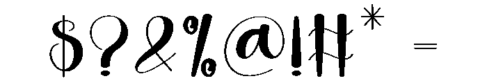 Procreate Embroidery Font OTHER CHARS