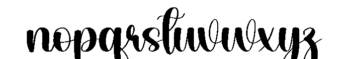 Procreate Embroidery Font LOWERCASE