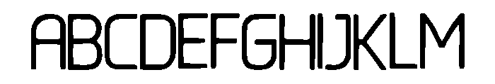 Progress Font UPPERCASE