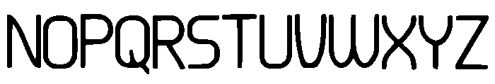 Progress Font UPPERCASE