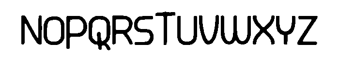 Progress Font LOWERCASE