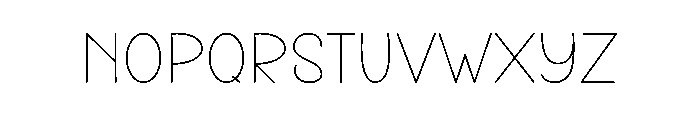 Project Handmade Font LOWERCASE
