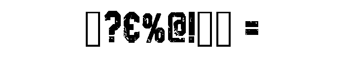 Project Varsity Regular Font OTHER CHARS