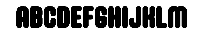 Prond Regular Font UPPERCASE