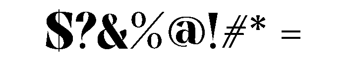 PronelaDisplay-Regular Font OTHER CHARS