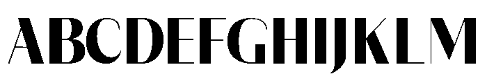 PronelaDisplay-Regular Font UPPERCASE