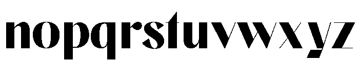 PronelaDisplay-Regular Font LOWERCASE