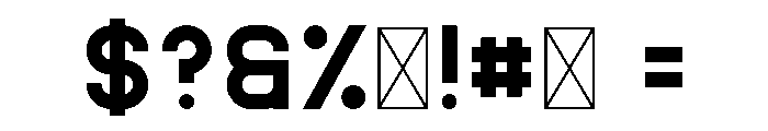 Propaganda Regular Font OTHER CHARS