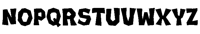 Proske Drawn Font UPPERCASE
