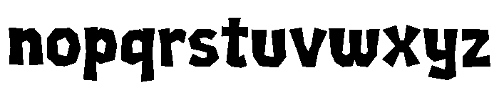 Proske Drawn Font LOWERCASE