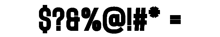 Prostavia Black Font OTHER CHARS