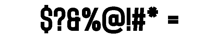Prostavia Bold Font OTHER CHARS