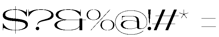 Prostetrix Font OTHER CHARS