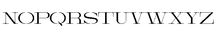 Prostetrix Font UPPERCASE