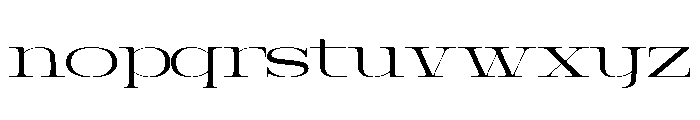 Prostetrix Font LOWERCASE