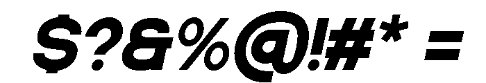 Protica Italic Font OTHER CHARS