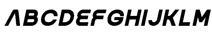 Protica Italic Font UPPERCASE