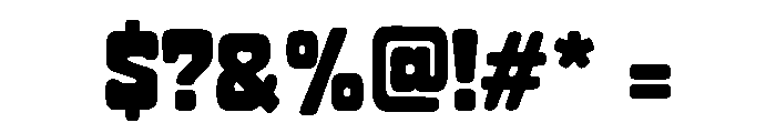 Proud Gone Font OTHER CHARS