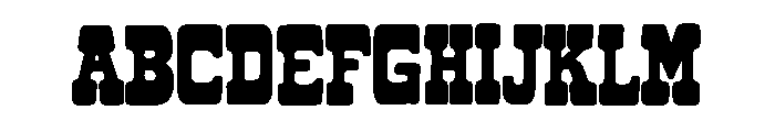 Proud Gone Font UPPERCASE
