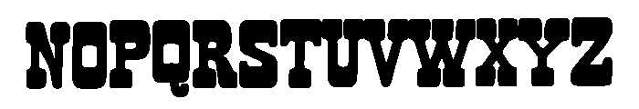 Proud Gone Font UPPERCASE
