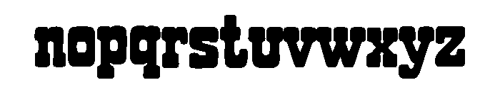 Proud Gone Font LOWERCASE