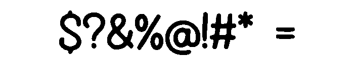 Proud Font OTHER CHARS