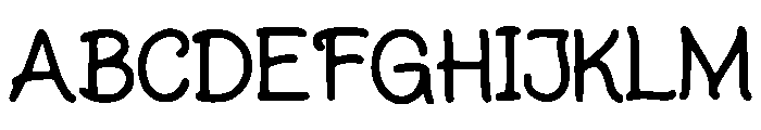 Proud Font UPPERCASE