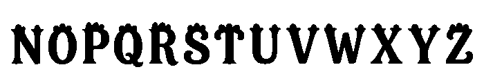 Prunu Regular Font UPPERCASE