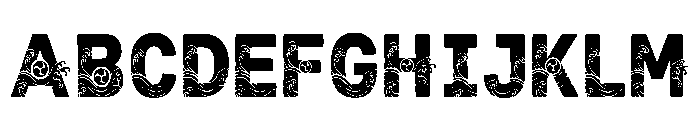 Prut Regular Font UPPERCASE