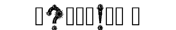 Pryden Regular Font OTHER CHARS