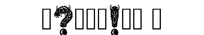 Pryrex Regular Font OTHER CHARS