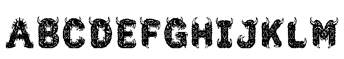 Pryrex Regular Font UPPERCASE