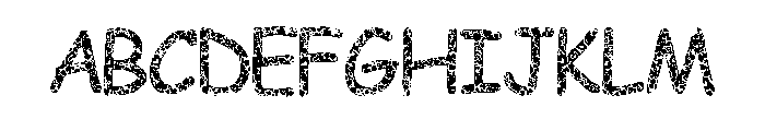 preppy pink Font UPPERCASE