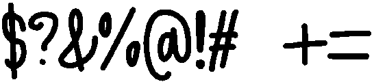 PRESENT Regular otf (400) Font OTHER CHARS