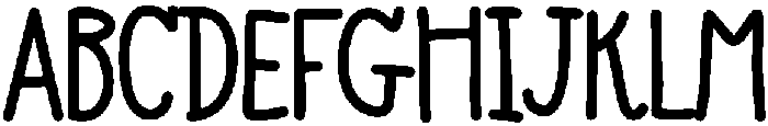 PRESENT Regular otf (400) Font UPPERCASE