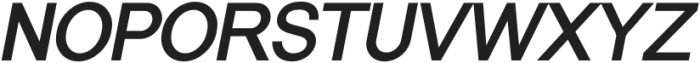 PREVALENT SANS PRO Bold Italic otf (700) Font UPPERCASE